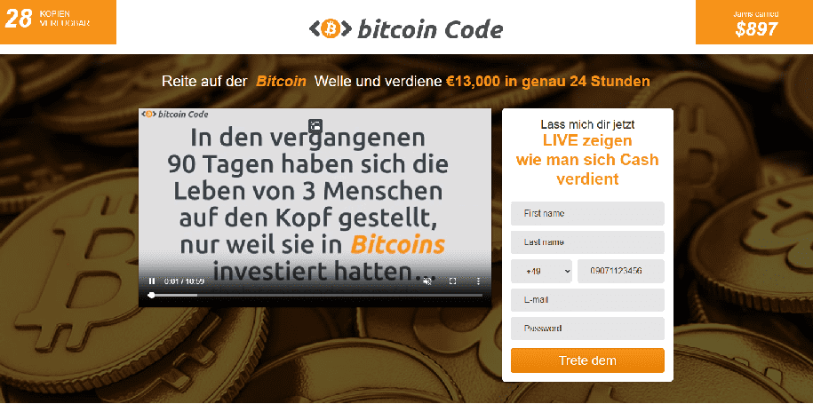 Bitcoin Code Plattform